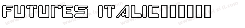 futures Italic字体转换